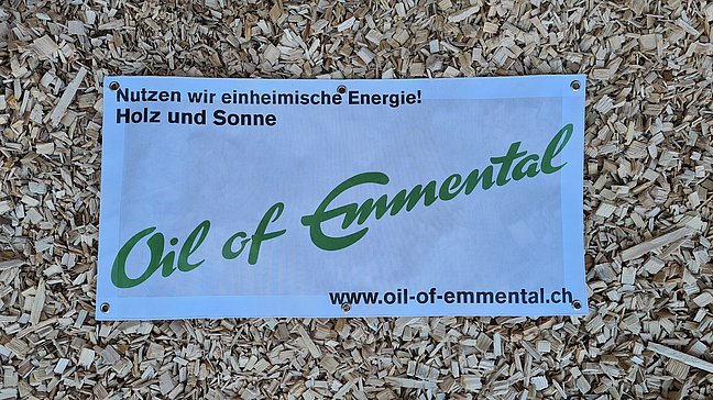 Werbeplakat Oil of Emmental