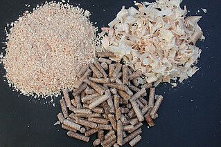 Rohstoffe zur Herstellung von Holzpellets