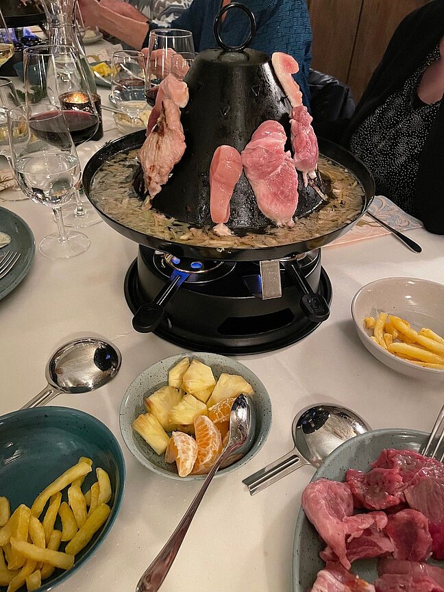 Weihnachtsessen Tatarenhut